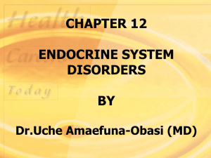 Endocrine System Disorders