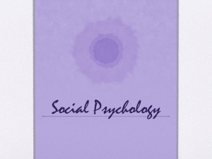 Social Psychology JC - Middletown High School