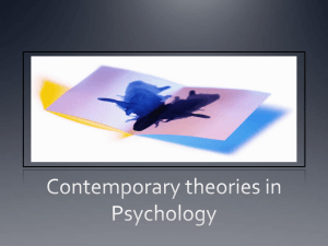 Contemporary Perspectives in Psychology - ITL