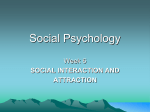 Social Psychology - David Rude, Instructor