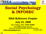 Social Psychology & INFOSEC