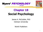 Social Psychology