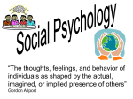 Social Psychology - Coweta County Schools