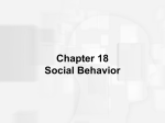 Chapter 18: Social Behavior
