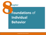 chapter8 individual behavior