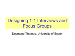 Focus Groups: a Practical Guide for Applied