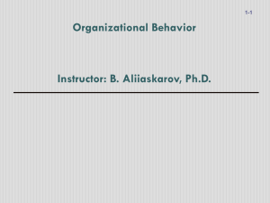 PPT_2 - Organizational Behavior