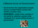 File forms of government