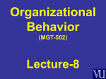 Organizational Behavior