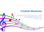 Croatian Musicians - Osnovna škola "Vladimir Nazor" Ploče