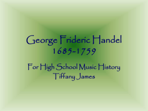 George Frideric Handel 1685-1759