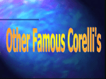 Other famous Corelli`s