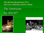 The Harlem Renaissance Pt.3: The City of Harlem