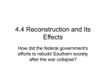 4.4 Reconstruction and Its Effects