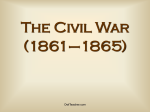 The Civil War (1861–1865)