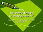 Reconstructing and Expanding America”
