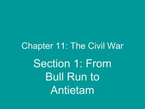 Chapter 11: The Civil War