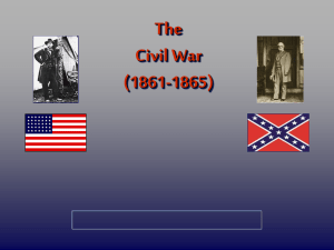 The Start of the Civil War