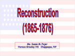 Reconstruction - YISS