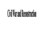 "Civil War" PowerPoint