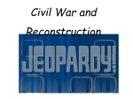 Civil War and Reconstruction