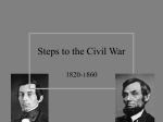 Steps to the Civil War