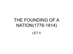 THE FOUNDING OF A NATION(1776