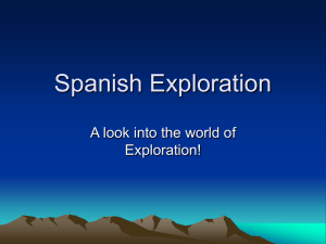 Spanish Exploration