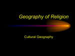 Geography of Religion