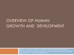 COU 522 Overview of Human Growth and Development