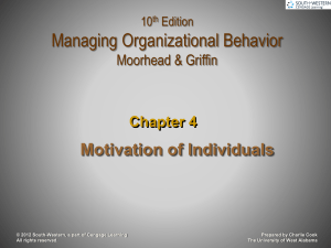 Organizational Behavior 10e.