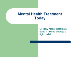 Psychological Therapies - School District of Cambridge