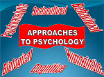 Approaches to Psychology presentation