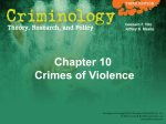 Chapter 10 Crimes of Violence