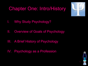 Chapter 1 PPT Psych