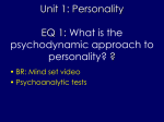 psycholanalytic theory