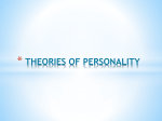 Theories of Personality - UPM EduTrain Interactive Learning