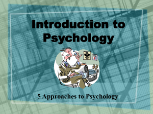 Introduction to Psychology