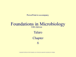 Foundations in Microbiology