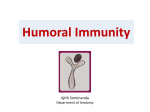 Humoral Immunity