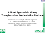 A Novel Approach in Kidney Transplantation: Costimulation