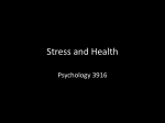 Stress and Health