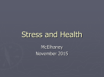 Ch. 15 Stress and Health