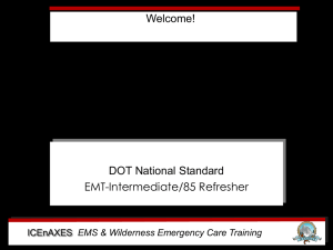 EMS & Wilderness Emergency Care Training