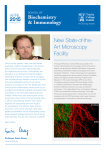 New State-of-the- Art Microscopy Facility Biochemistry