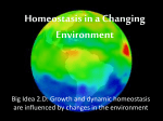 Homeostatic Mechansisms and Evolution
