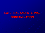EXTERNAL AND INTERNAL CONTAMINATION