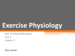 Exercise Physiology