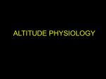 Altitude physiology draft