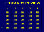 jeopardy review - Solon City Schools